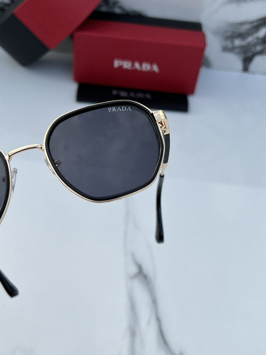 Exclusive gold_black Stylish Sunglass For Unisex_310_gold_black